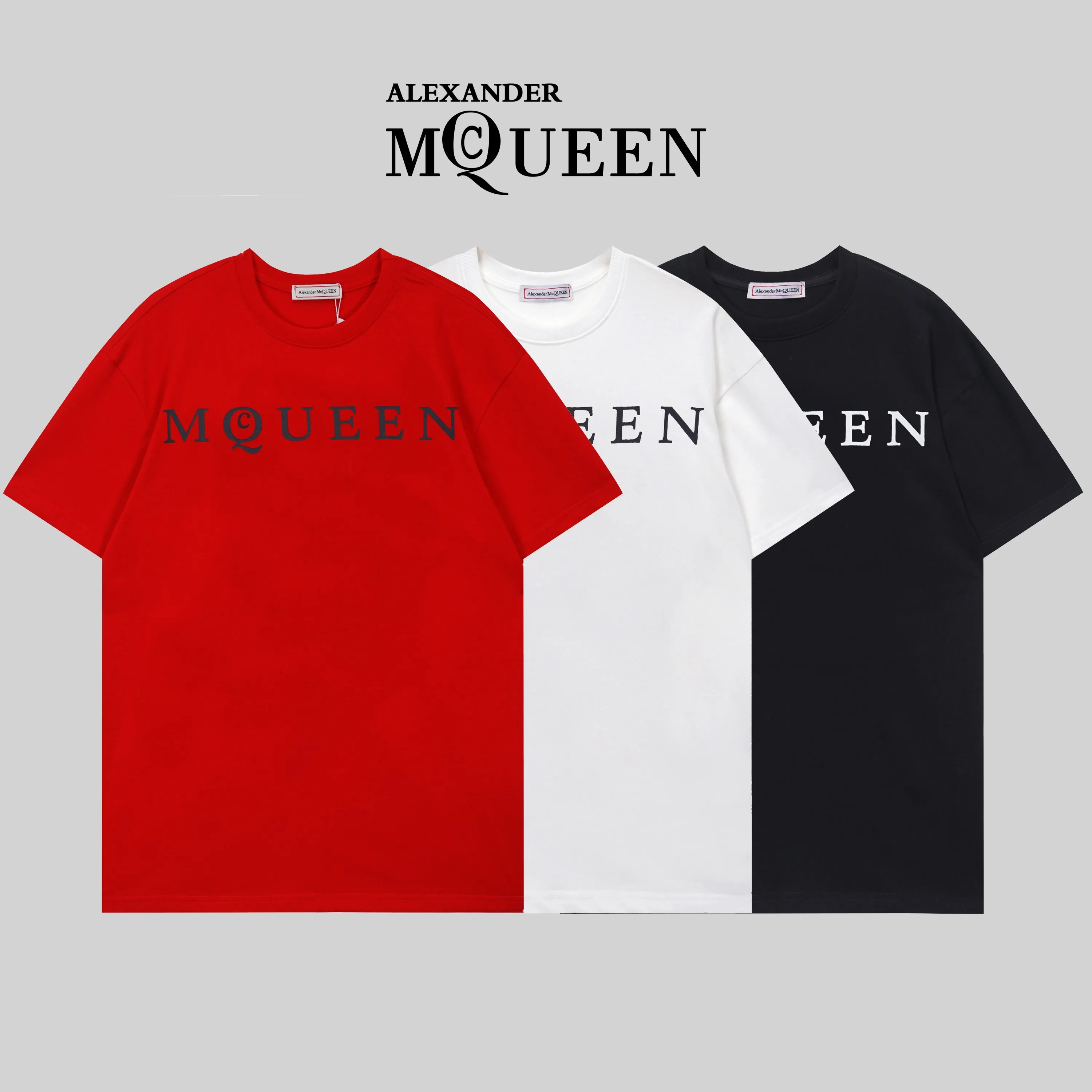 G #Alexander Mcqueen* 2025 New Arrival T ， ， ， 。 ， ， ， 。 ： 、 、 ， S_XXXL ， 60